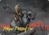 Godo, Bandit Warlord Art Card (Gold-Stamped Signature) - Art Series: Commander Masters - Magic: The Gathering card