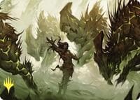 Ezuri's Predation Art Card (Gold-Stamped) - Art Series: Commander Masters - Magic: The Gathering card