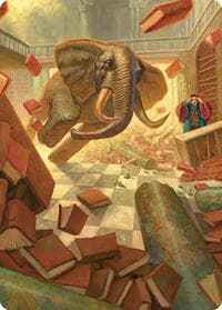 Generous Gift Art Card - Art Series: Commander Masters - Magic: The Gathering card