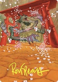 Path to Exile Art Card (Gold-Stamped Signature) - Art Series: Commander Masters - Magic: The Gathering card
