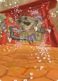 Path to Exile Art Card - Art Series: Commander Masters - Magic: The Gathering card