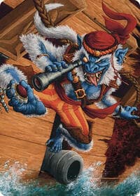 Treasure Nabber Art Card - Art Series: Commander Masters - Magic: The Gathering card