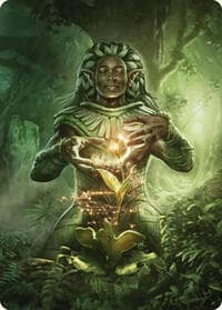 Elvish Mystic Art Card - Art Series: Commander Masters - Magic: The Gathering card