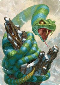 Ohran Frostfang Art Card - Art Series: Commander Masters - Magic: The Gathering card