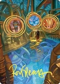 Extraplanar Lens Art Card (Gold-Stamped Signature) - Art Series: Commander Masters - Magic: The Gathering card