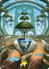 Rejuvenating Springs Art Card (Gold-Stamped) - Art Series: Commander Masters - Magic: The Gathering card