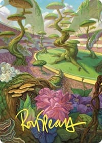 Undergrowth Stadium Art Card (Gold-Stamped Signature) - Art Series: Commander Masters - Magic: The Gathering card