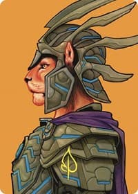 Kemba, Kha Regent Art Card (2) (Gold-Stamped Signature) - Art Series: Commander Masters - Magic: The Gathering card