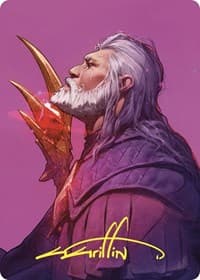 Urza, Lord High Artificer Art Card (Gold-Stamped Signature) - Art Series: Commander Masters - Magic: The Gathering card
