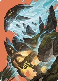 Maelstrom Wanderer Art Card (Gold-Stamped Signature) - Art Series: Commander Masters - Magic: The Gathering card