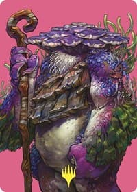 Slimefoot, the Stowaway Art Card (Gold-Stamped) - Art Series: Commander Masters - Magic: The Gathering card