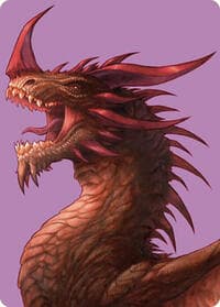 The Ur-Dragon Art Card - Art Series: Commander Masters - Magic: The Gathering card