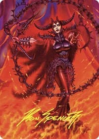 Deadly Rollick Art Card (Gold-Stamped Signature) - Art Series: Commander Masters - Magic: The Gathering card