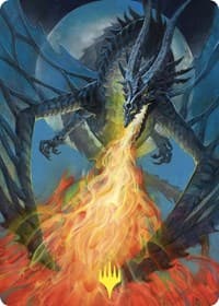 Balefire Dragon Art Card (Gold-Stamped) - Art Series: Commander Masters - Magic: The Gathering card