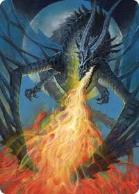 Balefire Dragon Art Card - Art Series: Commander Masters - Magic: The Gathering card