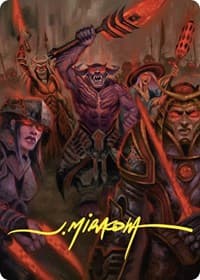 Insurrection Art Card (Gold-Stamped Signature) - Art Series: Commander Masters - Magic: The Gathering card
