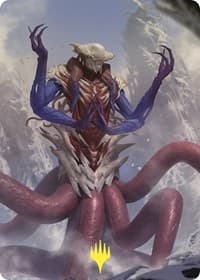 Zhulodok, Void Gorger Art Card (Gold-Stamped) - Art Series: Commander Masters - Magic: The Gathering card