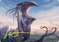 Sentinel Sliver Art Card (Gold-Stamped Signature) - Art Series: Commander Masters - Magic: The Gathering card