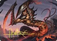 Blade Sliver Art Card (Gold-Stamped Signature) - Art Series: Commander Masters - Magic: The Gathering card