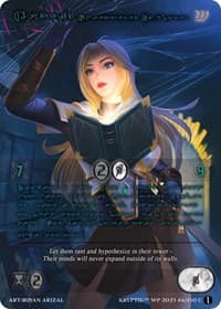 Astrid, Unfettered Explorer (Green Kryptik Language) - Wicked Prophecy [Wave 1] - Kryptik TCG card