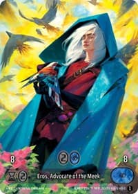 Eros, Advocate of the Meek (Box Topper) - Wicked Prophecy [Wave 1] - Kryptik TCG card