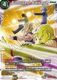 Focused Barrage - Critical Blow - Dragon Ball Super: Masters card