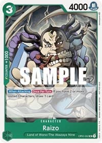 Raizo (Event Pack Vol. 2) - One Piece Promotion Cards - One Piece Card Game card