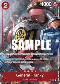 General Franky (Event Pack Vol. 2) - One Piece Promotion Cards - One Piece Card Game card