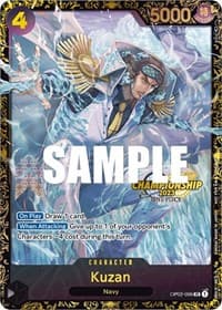 Kuzan (Championship 2023) - One Piece Promotion Cards - One Piece Card Game card
