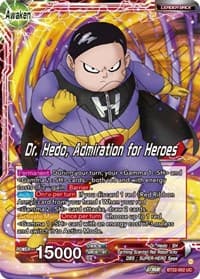 Dr. Hedo // Dr Hedo, Admiration for Heroes - Critical Blow - Dragon Ball Super: Masters card