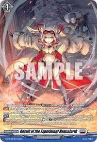 Result of the Experiment Henceforth (227) - D Promo Cards - Cardfight Vanguard card