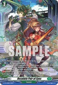 Resolute Pair of Eyes (228) - D Promo Cards - Cardfight Vanguard card