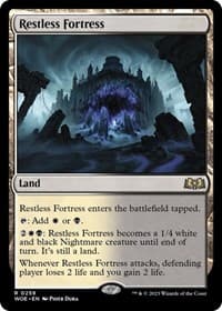 Restless Fortress - Wilds of Eldraine - Magic: The Gathering card
