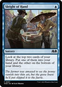 Sleight of Hand - Wilds of Eldraine - Magic: The Gathering card