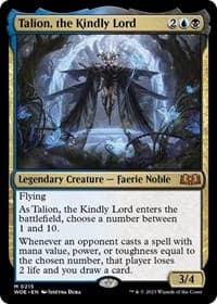 Talion, the Kindly Lord - Wilds of Eldraine - Magic: The Gathering card