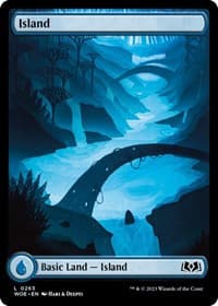 Island (0263) - Wilds of Eldraine - Magic: The Gathering card