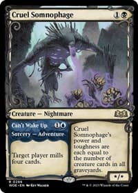 Cruel Somnophage (Showcase) - Wilds of Eldraine - Magic: The Gathering card