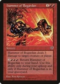 Hammer of Bogardan - Mirage - Magic: The Gathering card