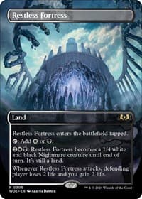 Restless Fortress (Borderless) - Wilds of Eldraine - Magic: The Gathering card