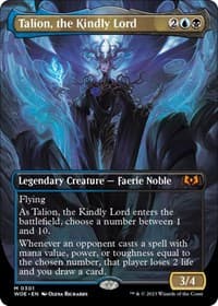Talion, the Kindly Lord (Borderless) - Wilds of Eldraine - Magic: The Gathering card