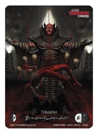 Full Art Tribulation - Kryptik Promos - Kryptik TCG card