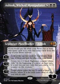 Ashiok, Wicked Manipulator (Borderless) - Wilds of Eldraine - Magic: The Gathering card