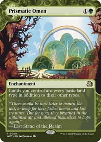 Prismatic Omen - Wilds of Eldraine: Enchanting Tales - Magic: The Gathering card
