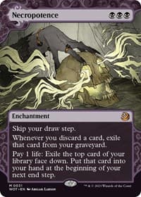 Necropotence - Wilds of Eldraine: Enchanting Tales - Magic: The Gathering card