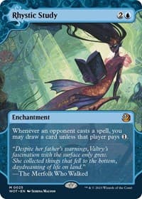 Rhystic Study - Wilds of Eldraine: Enchanting Tales - Magic: The Gathering card