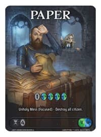 Paper (Unholy Mess) - Kryptik Promos - Kryptik TCG card