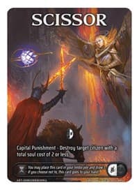 Scissor (Capital Punishment) - Kryptik Promos - Kryptik TCG card