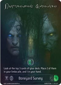 Boneyard Survey - Kryptik Promos - Kryptik TCG card