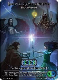 Rash Judgment - Kryptik Promos - Kryptik TCG card