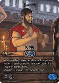 Davy (Wave 2 Prize Support Cards) - Kryptik Promos - Kryptik TCG card